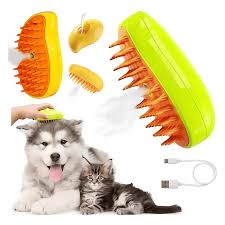 Cepillo vaporizador para mascota