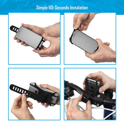 Soporte Teléfono Para Bicicleta Moto Elástico