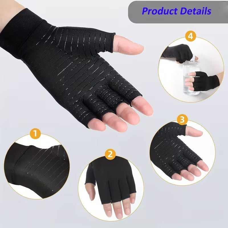 GUANTES GRIS ARTRITIS + 1 PARCHE ART