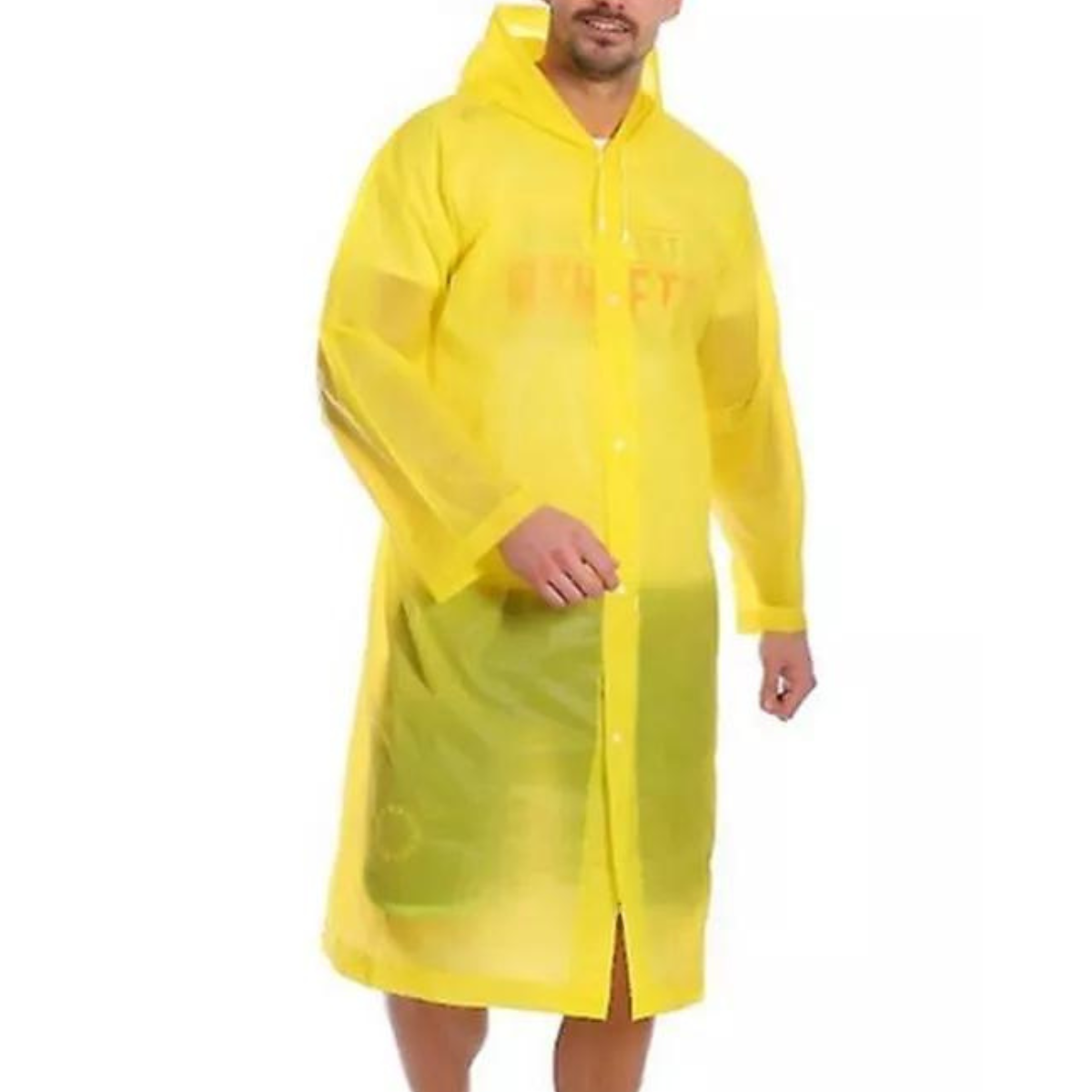 Chubasquero Reutilizable Amarillo